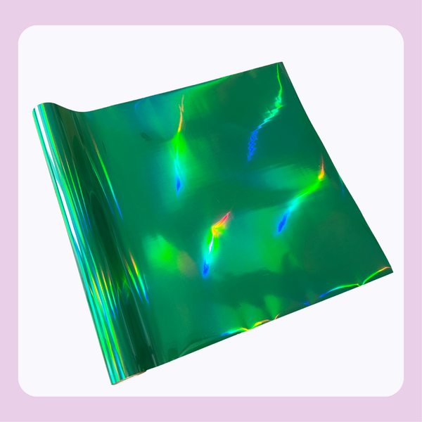 Jade Green | Holographic Toner Reactive Foil
