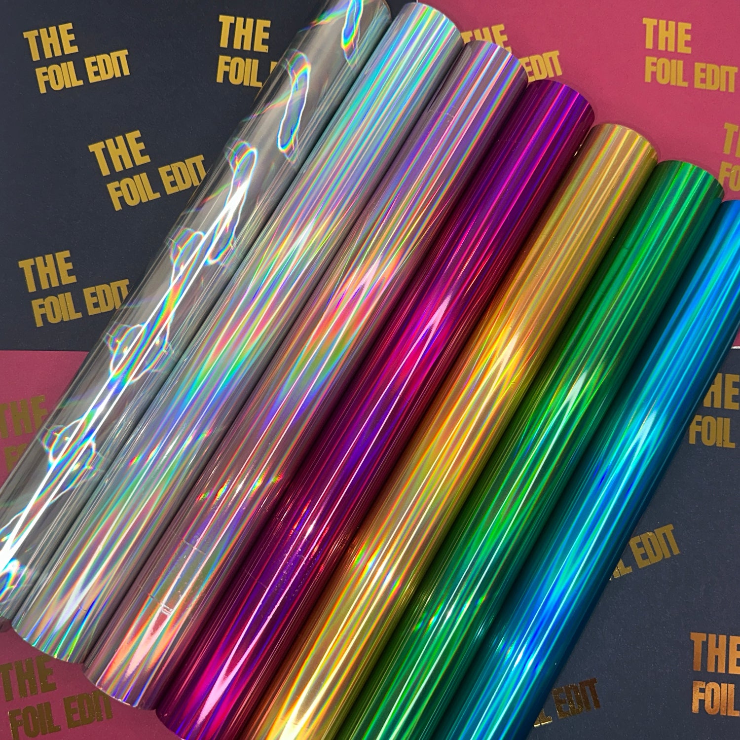 Holographic Toner Reactive Foils from The Foil Edit