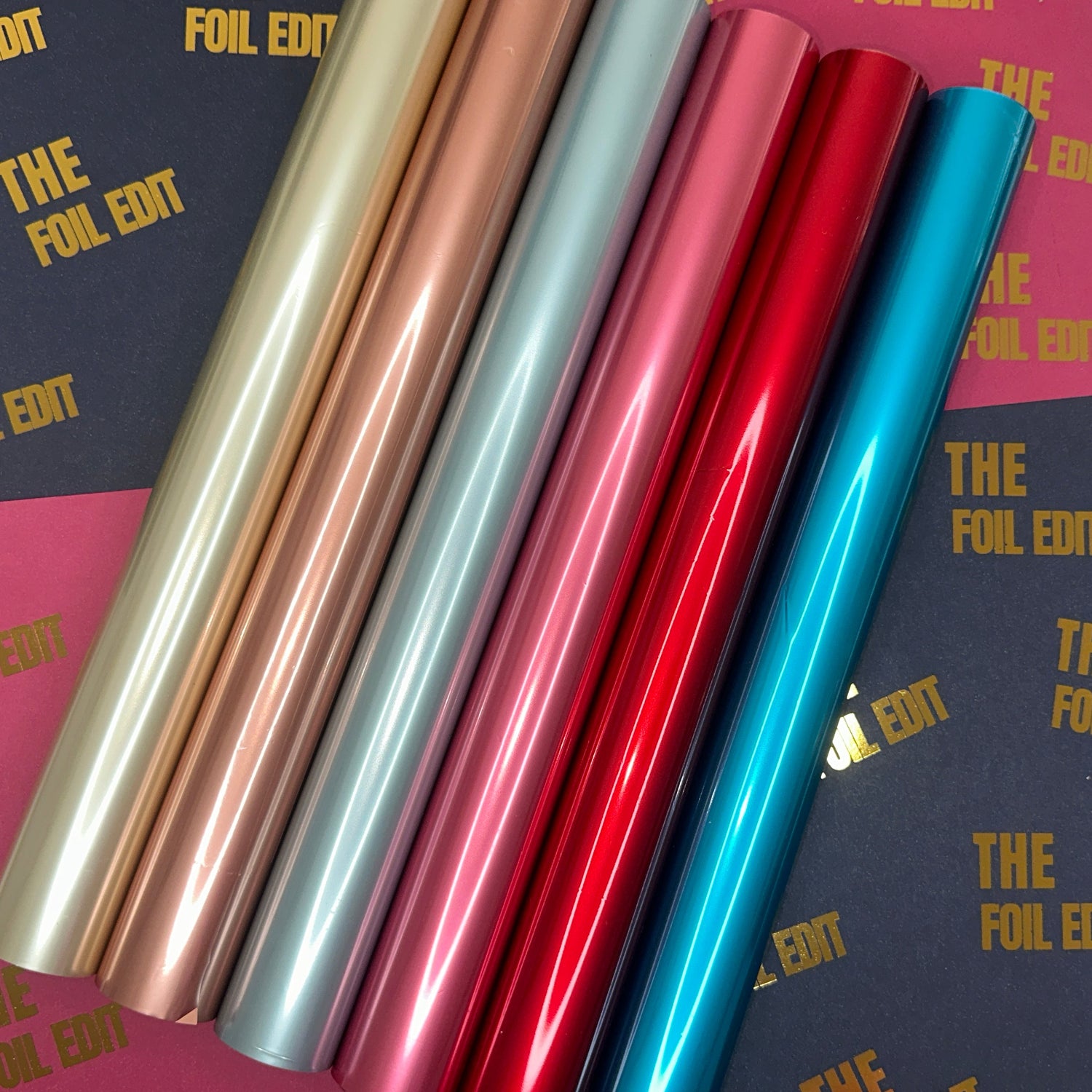 Satin matte toner reactive foil rolls
