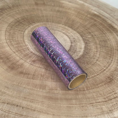 Purple Laser Stripes Toner Reactive Foil Roll | 10cm × 5m
