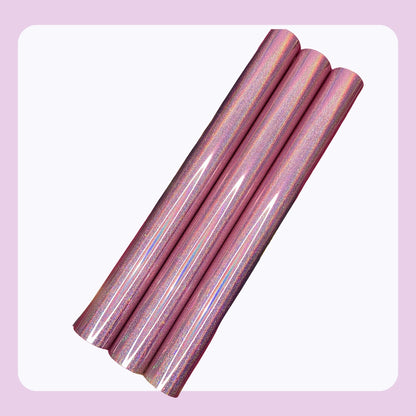 Light Pink Stardust | Laser Sand Toner Reactive Foil