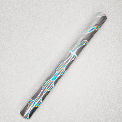 Silver Pinstripe | Patterned Toner Reactive Foil | 32cm × 10m