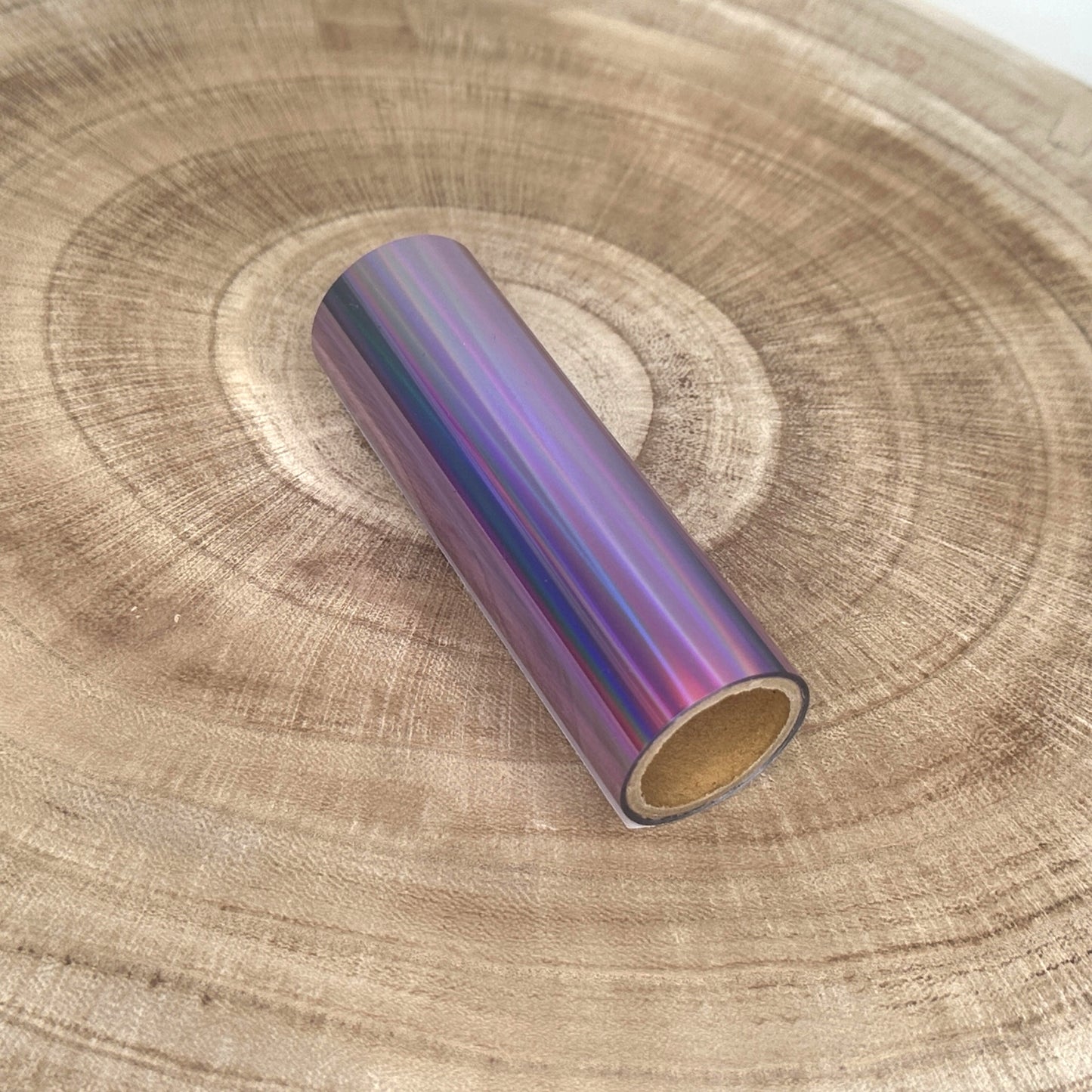 Purple Holographic Toner Reactive Foil Roll | 10cm × 5m