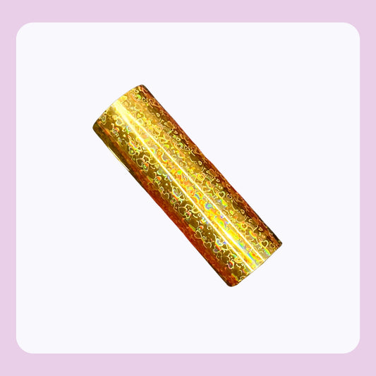 Gold Sweetheart | Heart Patterned Toner Reactive Foil