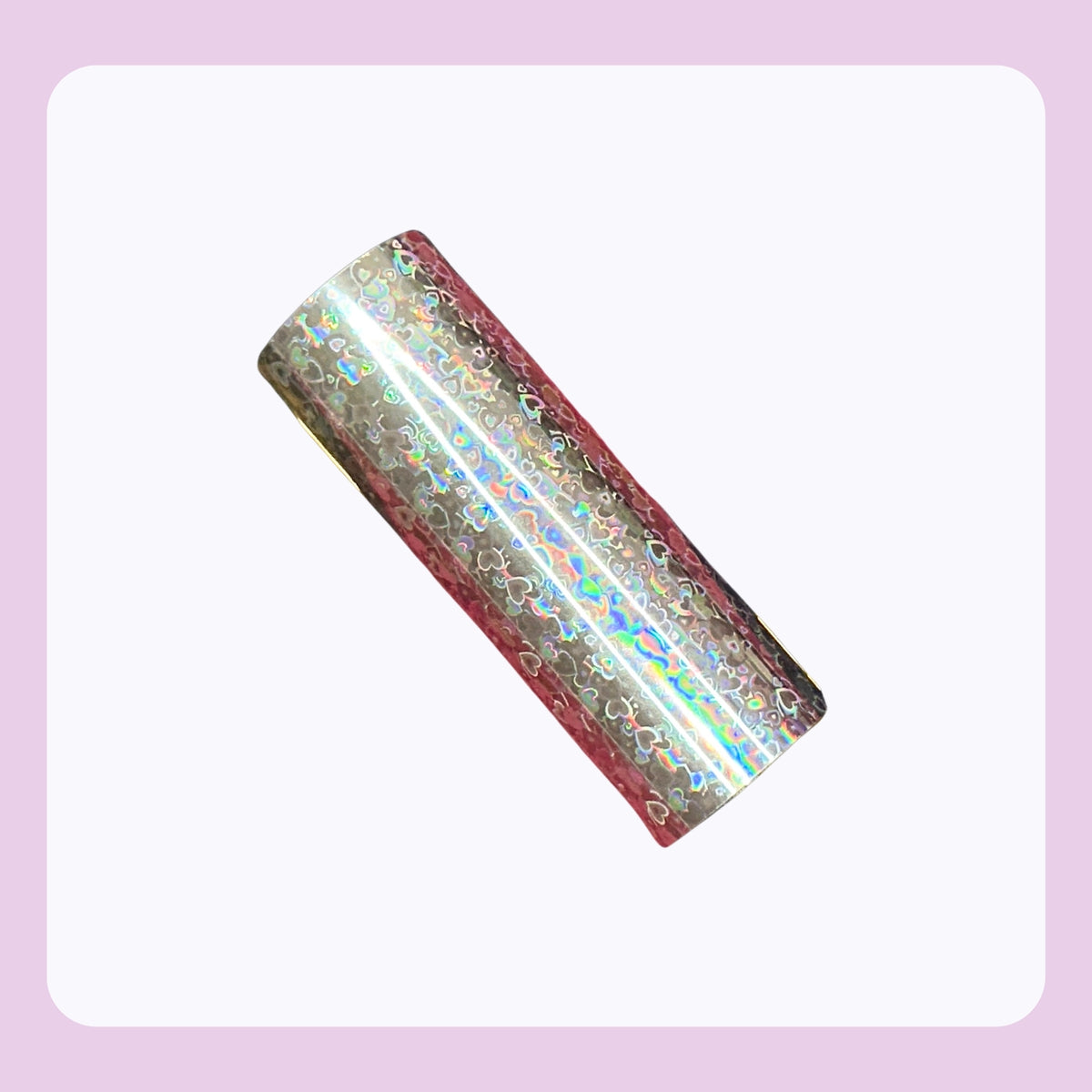 Silver Sweetheart | Heart Patterned Toner Reactive Foil
