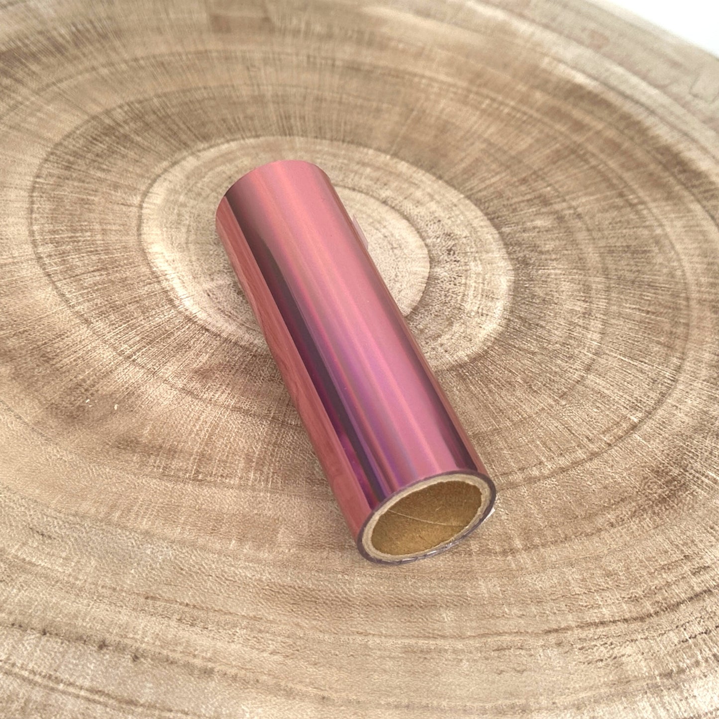 Pink Holographic Toner Reactive Foil Roll | 10cm × 5m