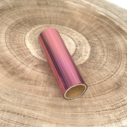 Pink Holographic Toner Reactive Foil Roll | 10cm × 5m