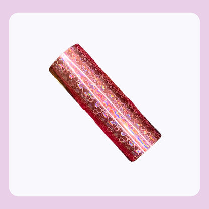 Pink Sweetheart | Heart Patterned Toner Reactive Foil