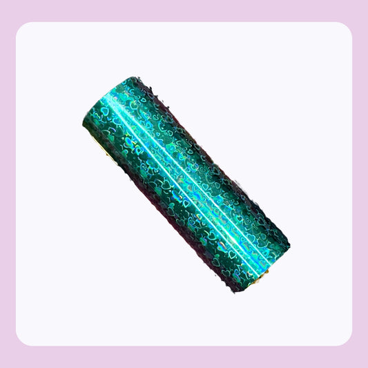Blue Sweetheart | Heart Patterned Toner Reactive Foil