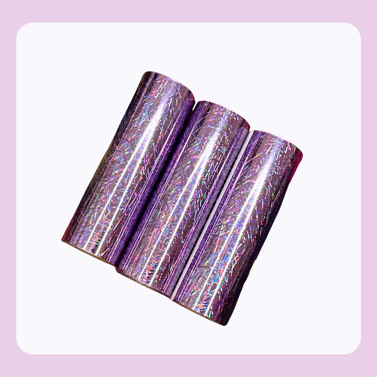 Purple Prism Stripe | Patterned Toner Reactive Foil