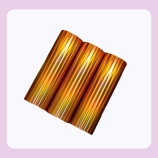 Amber Bronze | Holographic Toner Reactive Foil