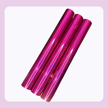 Pink Stardust | Laser Sand Toner Reactive Foil
