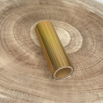 Gold Holographic Toner Reactive Foil Roll | 10cm × 5m