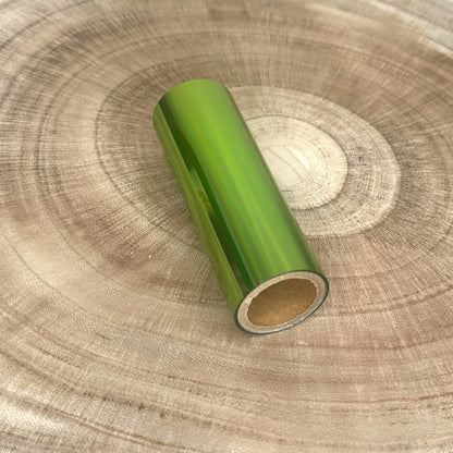 Green Holographic Toner Reactive Foil Roll | 10cm × 5m