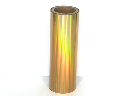 Gold Holographic Toner Reactive Foil Roll | 10cm × 5m