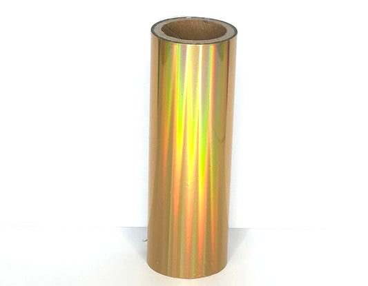 Gold Holographic Toner Reactive Foil Roll | 10cm × 5m