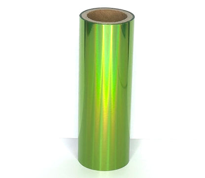 Green Holographic Toner Reactive Foil Roll | 10cm × 5m