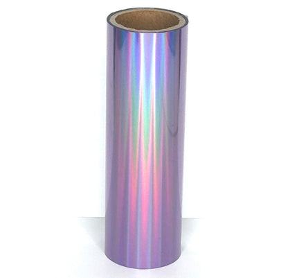 Purple Holographic Toner Reactive Foil Roll | 10cm × 5m