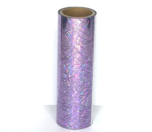 Purple Laser Stripes Toner Reactive Foil Roll | 10cm × 5m