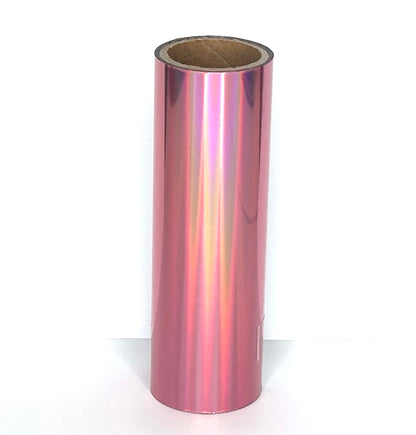 Pink Holographic Toner Reactive Foil Roll | 10cm × 5m