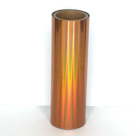 Bronze Holographic Toner Reactive Foil Roll | 10cm × 5m