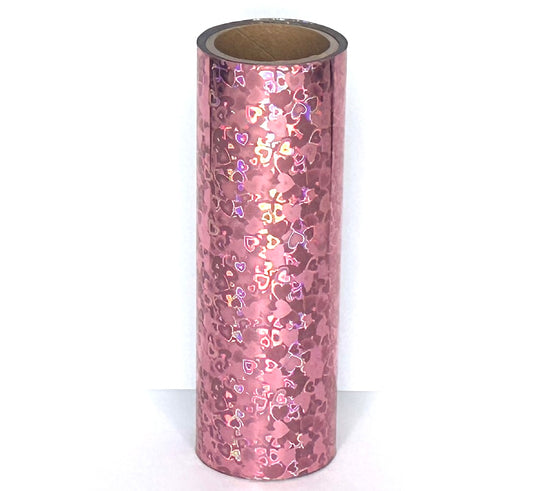 Pink Hearts Toner Reactive Foil Roll | 10cm × 5m