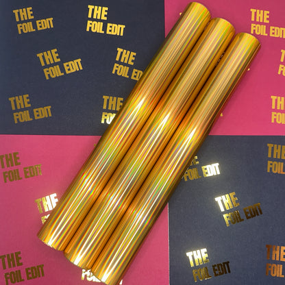 Prism Gold | Holographic Toner Reactive Foil