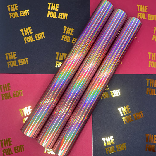 Pearl Pink | Holographic Toner Reactive Foil | 32cm × 10m