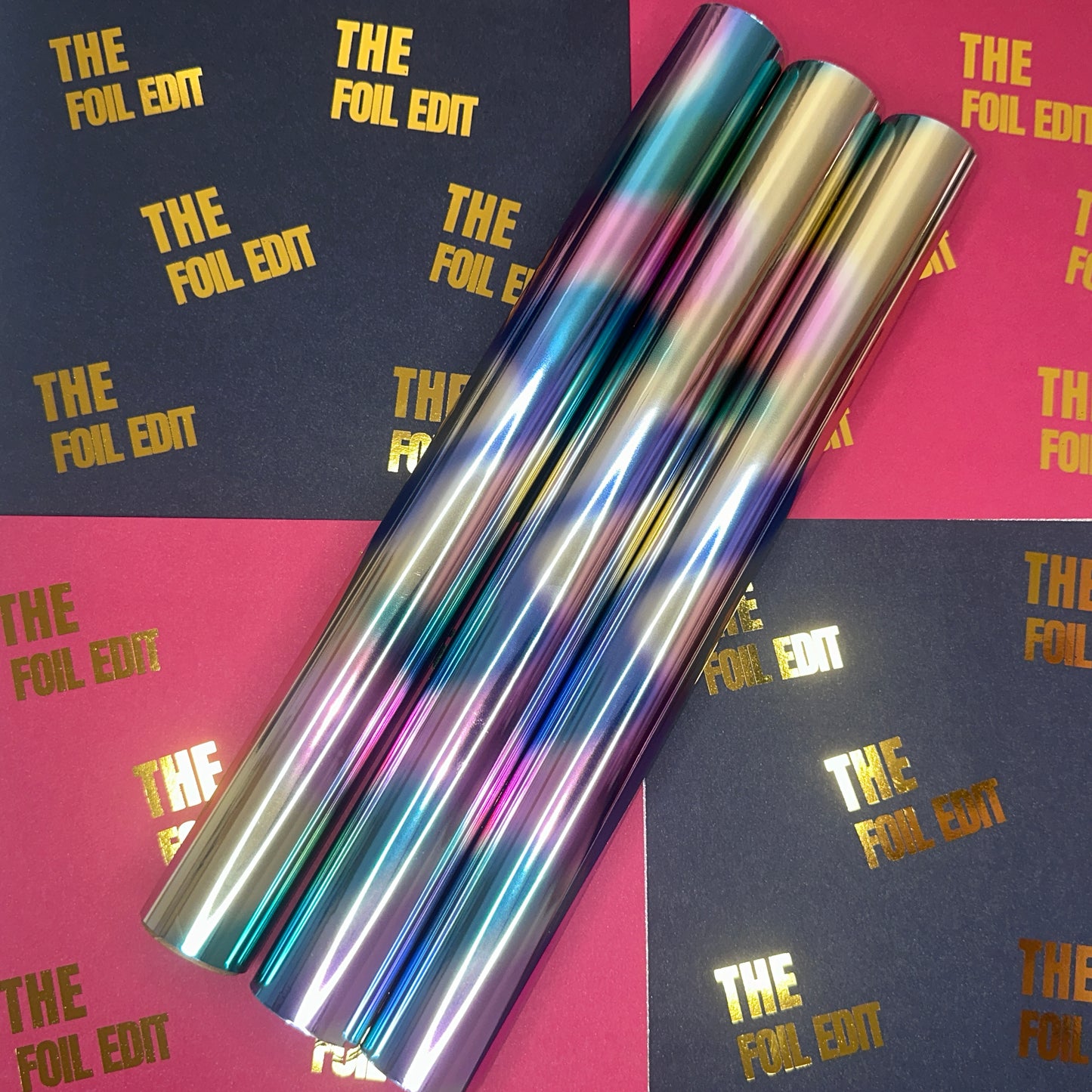 Pastel Rainbow | Iridescent Toner Reactive Foil | 32cm × 10m