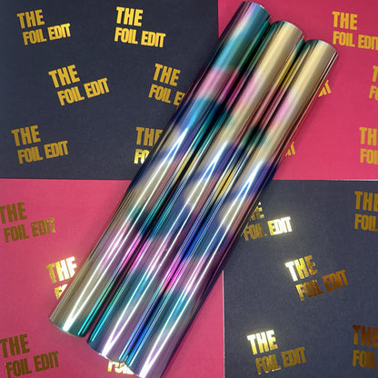 Pastel Rainbow | Iridescent Toner Reactive Foil | 32cm × 10m