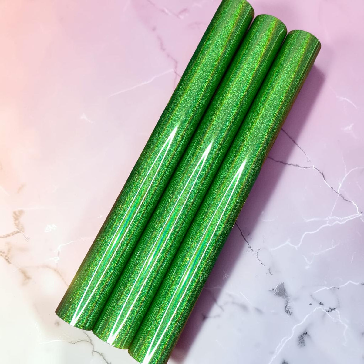 Green Stardust | Laser Sand Toner Reactive Foil