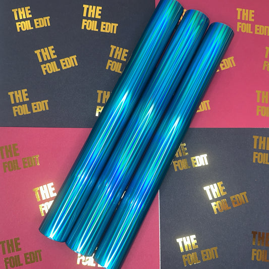 Ocean Blue | Holographic Toner Reactive Foil | 32cm × 10m