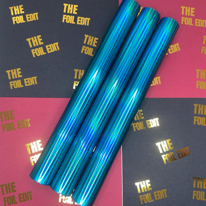 Ocean Blue | Holographic Toner Reactive Foil | 32cm × 10m