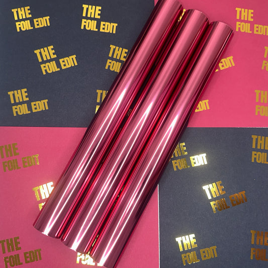 Rosewood Red | Metallic Toner Reactive Foil | 32cm × 10m