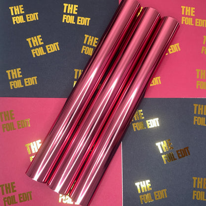 Rosewood Red | Metallic Toner Reactive Foil | 32cm × 10m