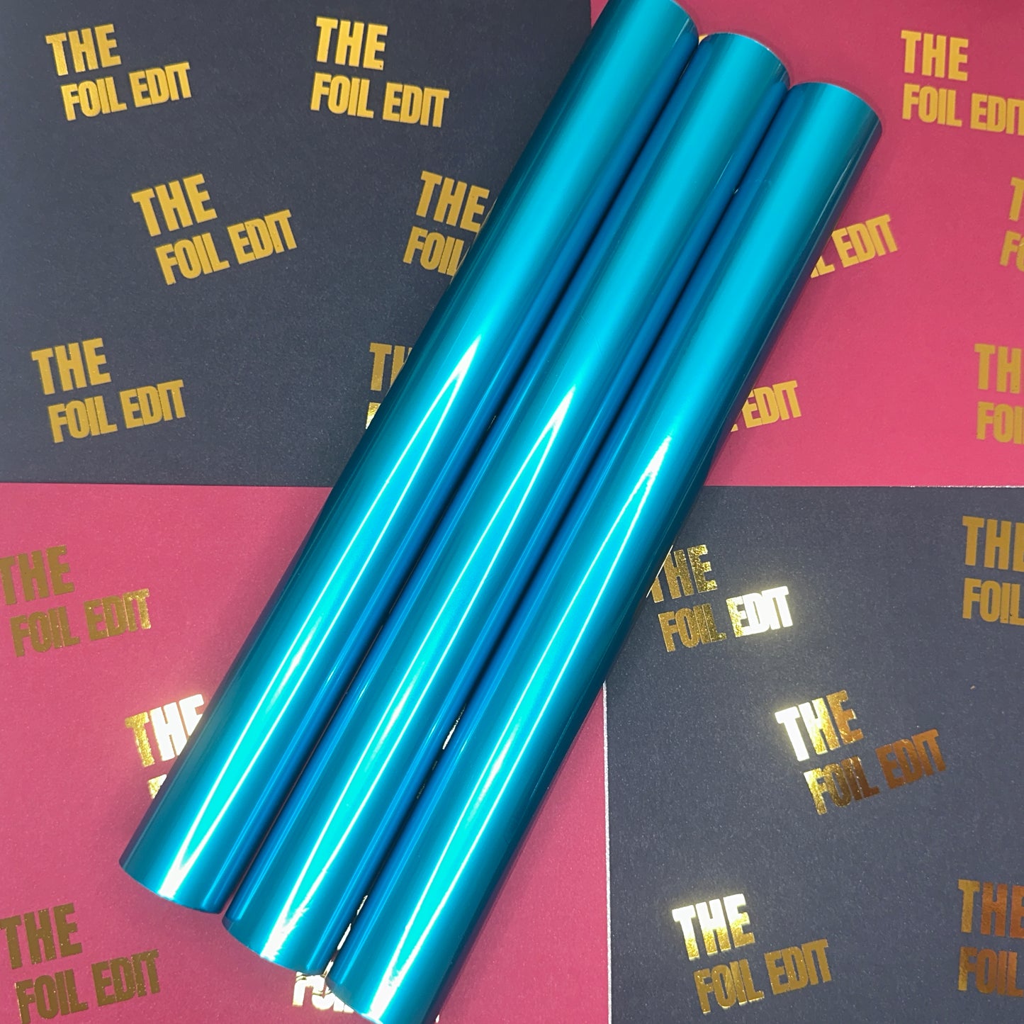 Denim Blue | Satin Matte Toner Reactive Foil | 32cm × 10m