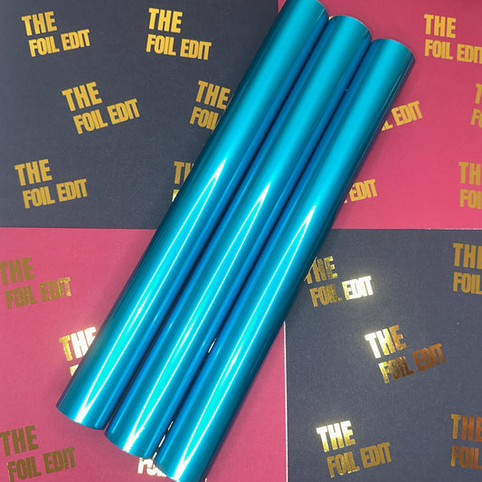 Denim Blue | Satin Matte Toner Reactive Foil | 32cm × 10m