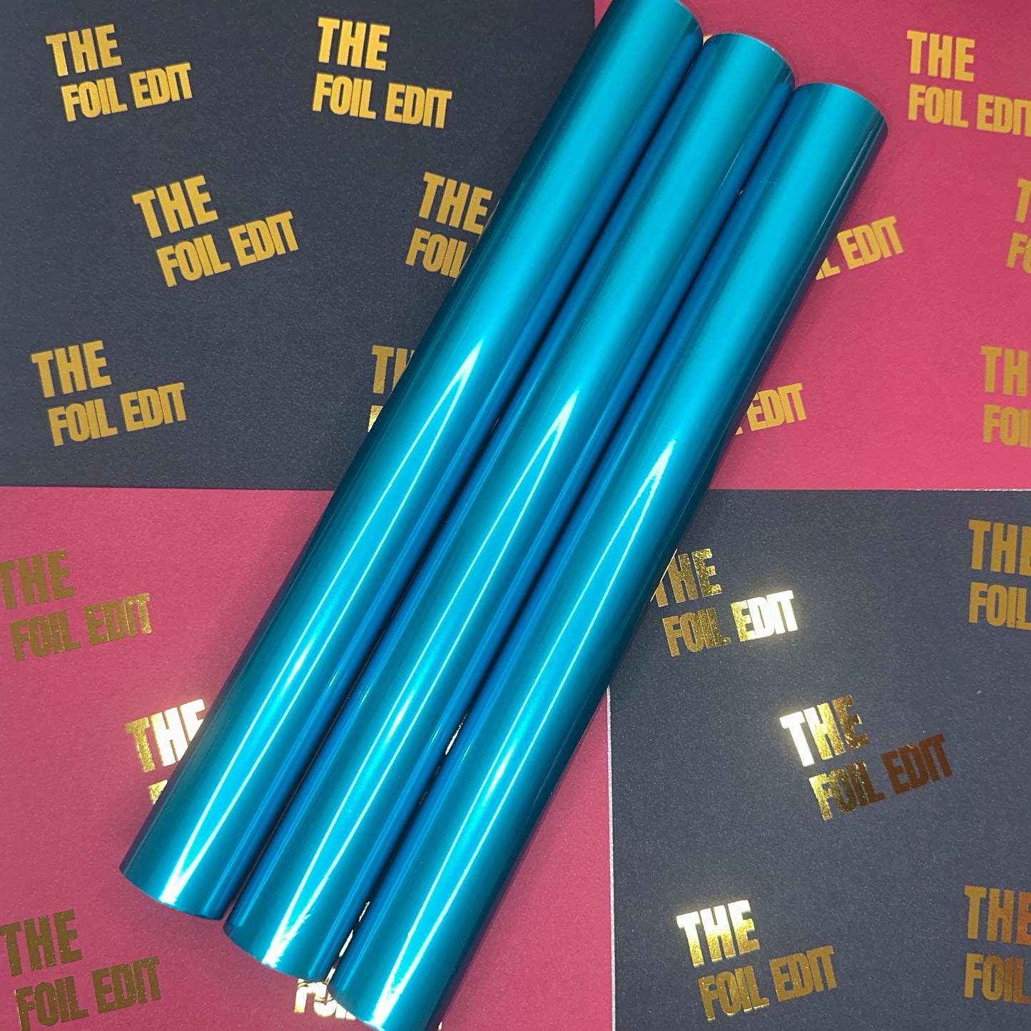 Denim Blue | Satin Matte Toner Reactive Foil | 32cm × 10m