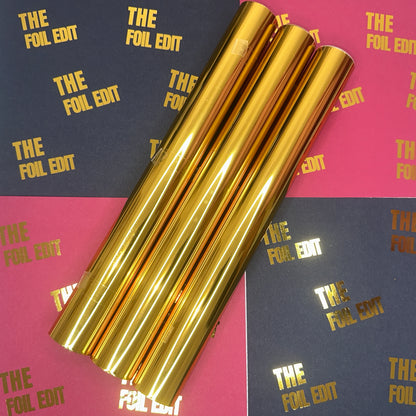 Amber Gold | Metallic Toner Reactive Foil | 30cm × 10m