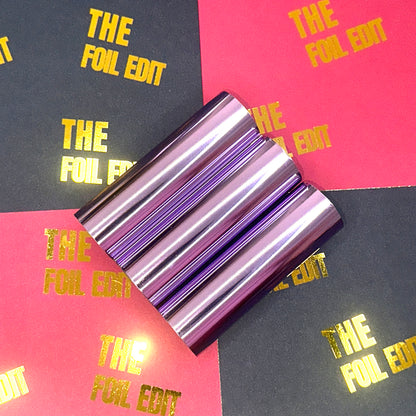 Light Lavender | Metallic Toner Reactive Foil | 10cm × 5m