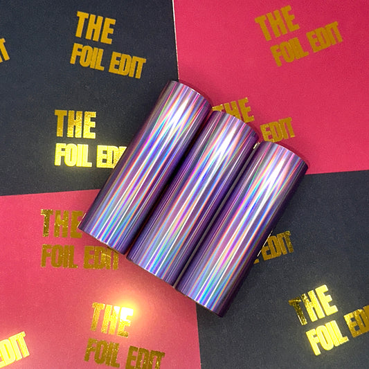Amethyst Purple | Holographic Toner Reactive Foil | 10cm × 5m