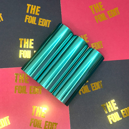 Aurora Blue | Satin Matte Toner Reactive Foil | 10cm × 5m