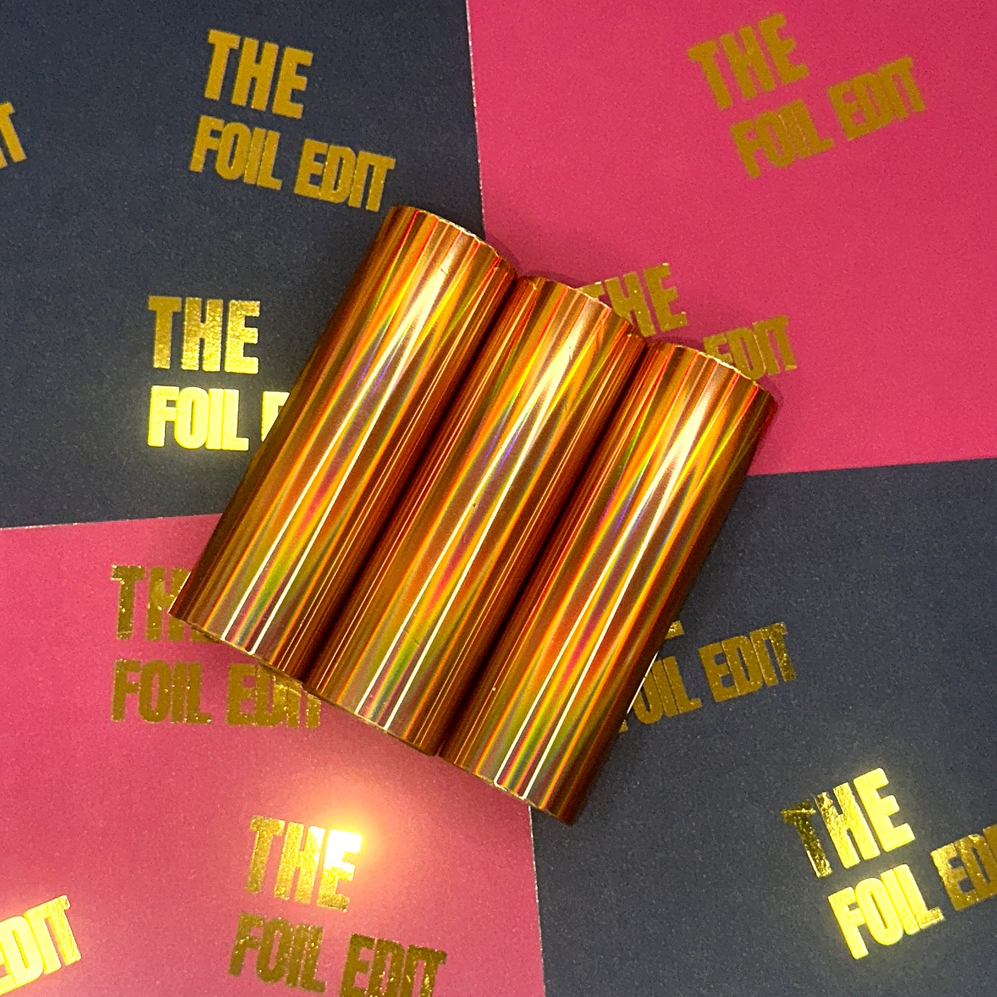 Amber Bronze | Holographic Toner Reactive Foil | 10cm × 5m