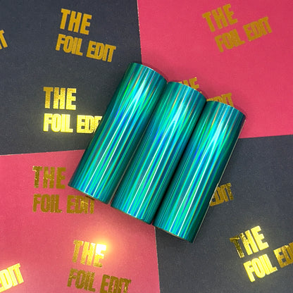 Ice Blue | Holographic Toner Reactive Foil | 10cm × 5m