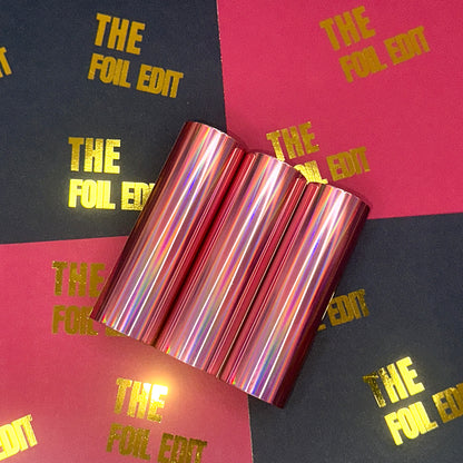 Candy Pink | Holographic Toner Reactive Foil | 10cm × 5m