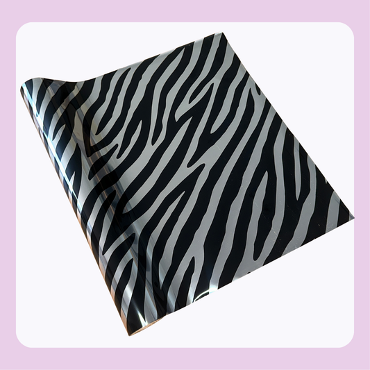 Zebra | Patterned Toner Reactive Foil