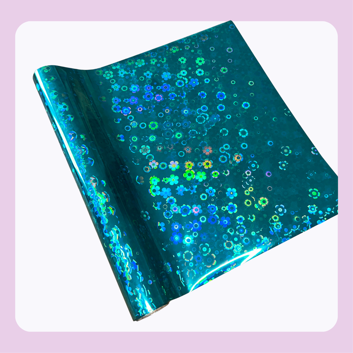 Flower Power | Patterned Toner Reactive Foil