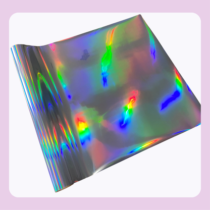 Prism Silver | Holographic Toner Reactive Foil