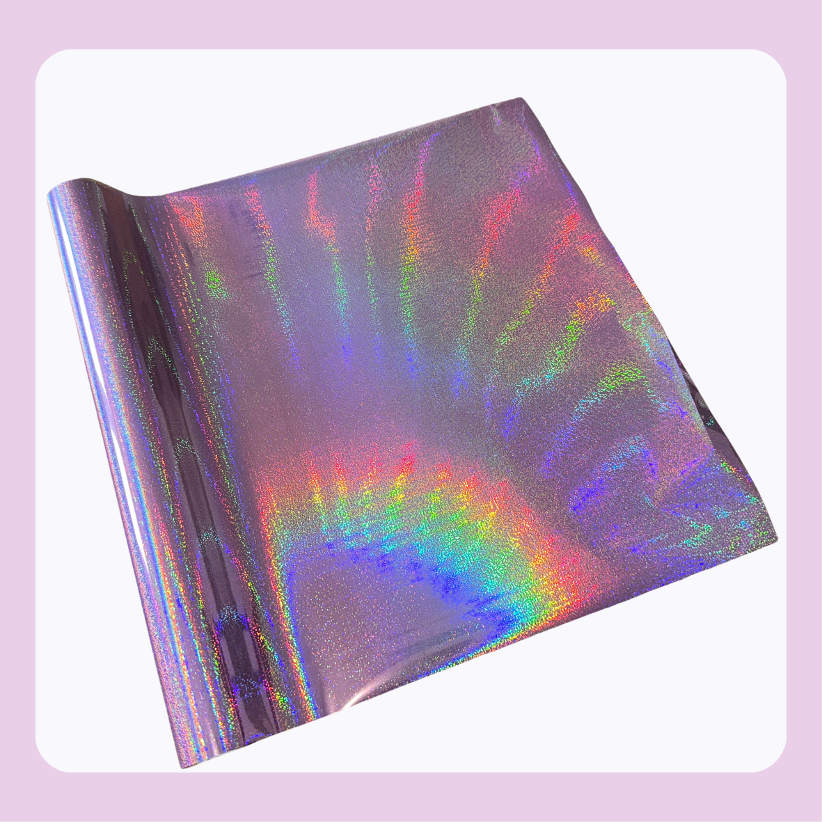Light Pink Stardust | Laser Sand Toner Reactive Foil
