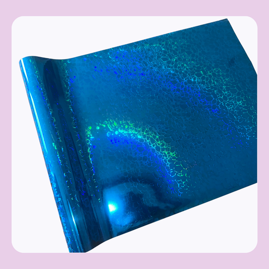 Blue Pebbles | Patterned Toner Reactive Foil